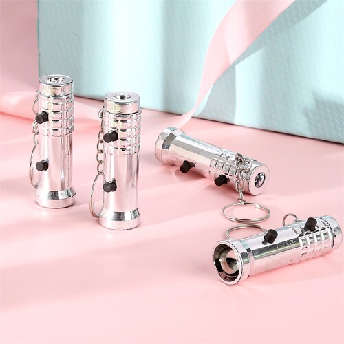 Portable purple and white light LED dual-purpose currency detector lamp mini dual-light small flashlight currency detector keychain pendant