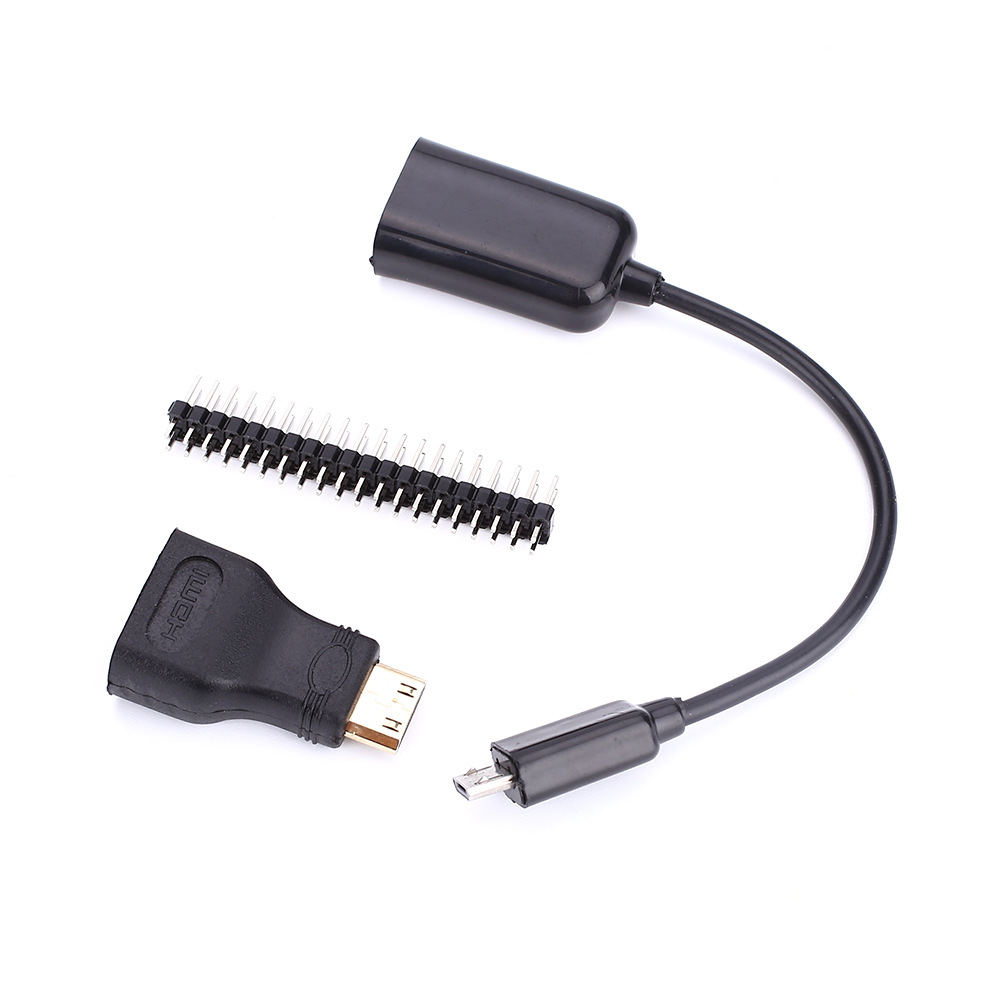 (中性) HDMI 公头转母头 微型USB接头