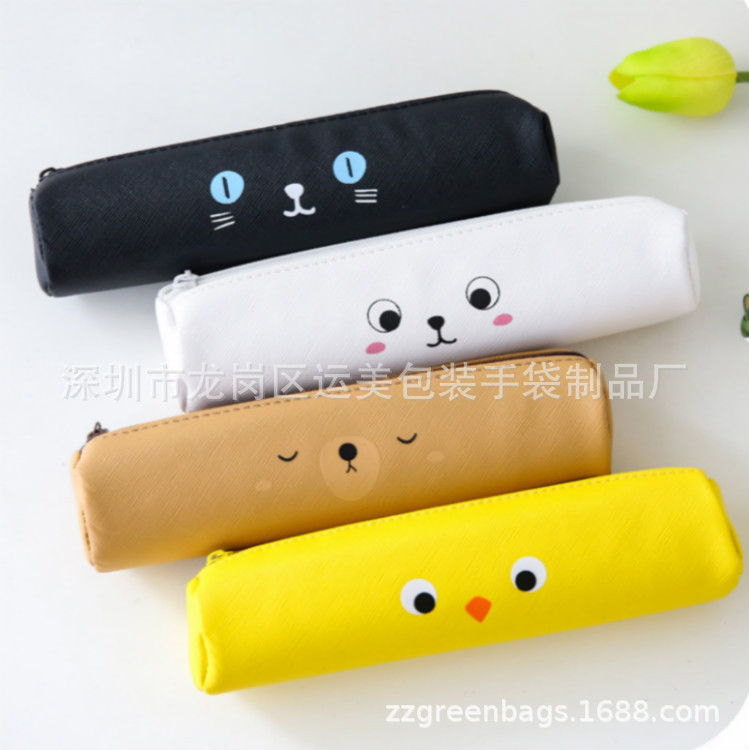 创意课堂学习笔袋学生文具收纳帆布笔袋青少年便携笔袋厂家直销