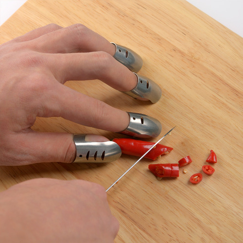 Kitchen gadgets stainless steel vegetable cutting gloves vegetable cutter anti-hand cutter finger protector kitchen utensils kitchen supplies