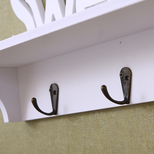 Sweet Home wall shelf, European-style wall divider, coat rack, key holder, living room and bedroom decoration rack