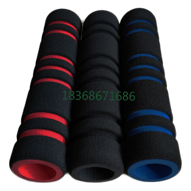 生产NBR发泡海绵管套   防滑橡塑泡棉手把套 拉力绳海绵把手握柄