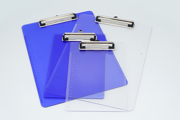 透明/透蓝色塑料板夹