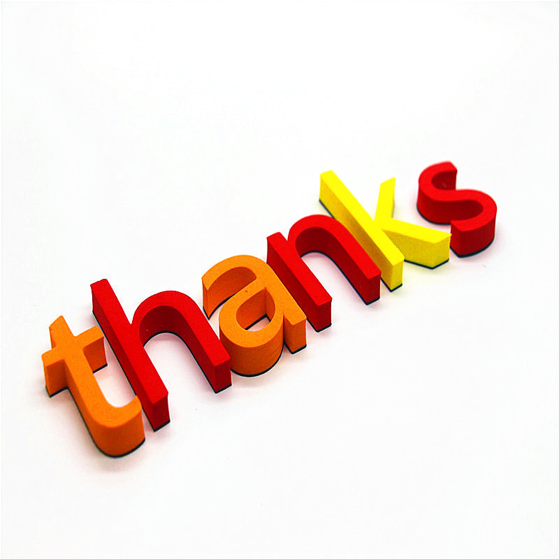 Factory supply black magnetic EVA foam letter foam EVA carving lining color children bath toys