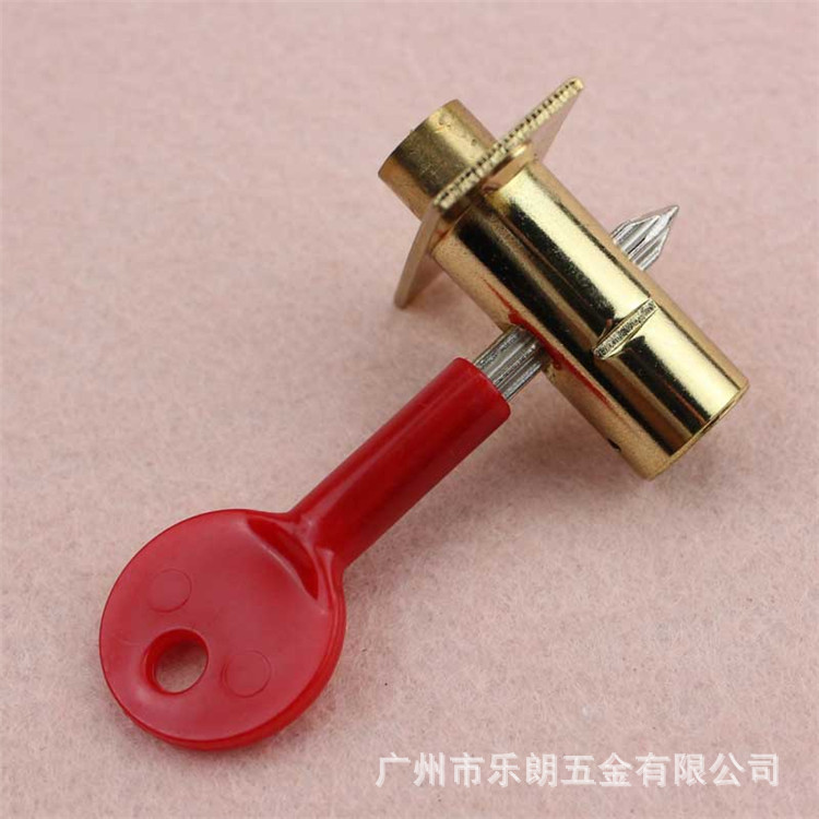 实心铜舌管井锁通用型锌合金消防门管道锁消防设备简易锁暗锁订制-阿里巴巴