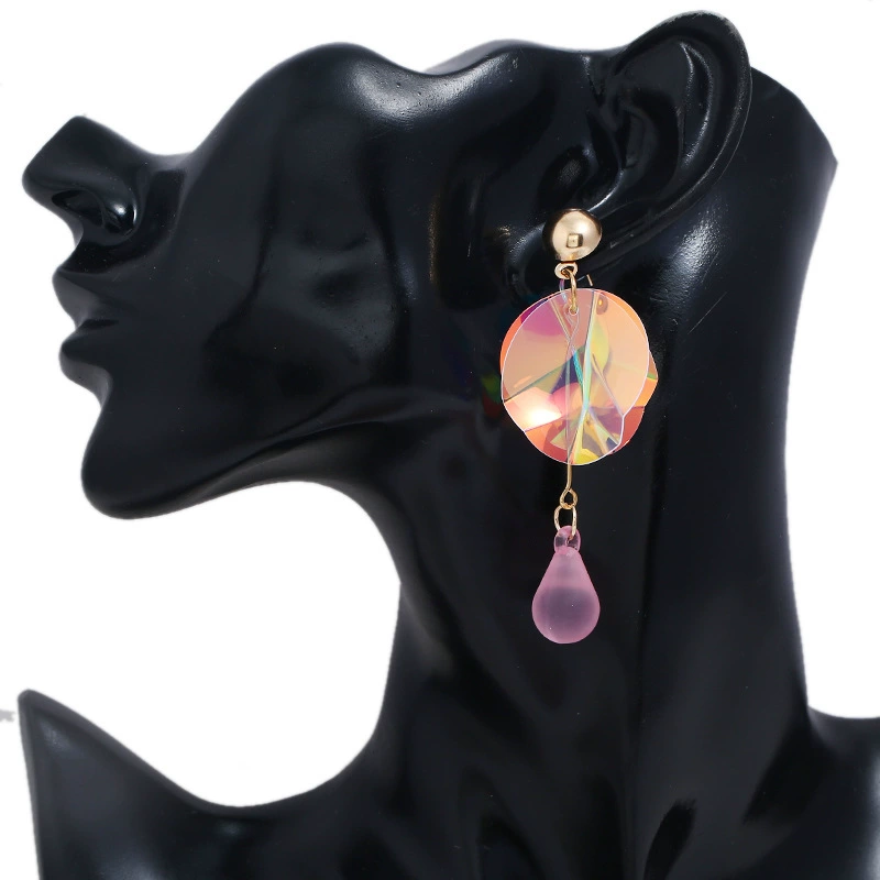 (Cross-border trading), fashionable long earrings drop-shaped, Korean style, flowered, European style