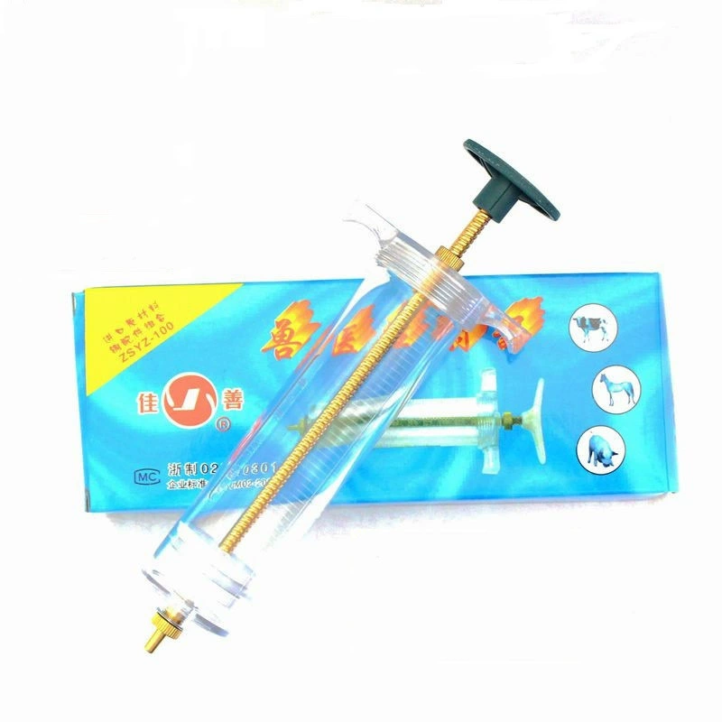 Jiashan пластиковый стальной шприц Фидер для вакцины ветеринарный шприц