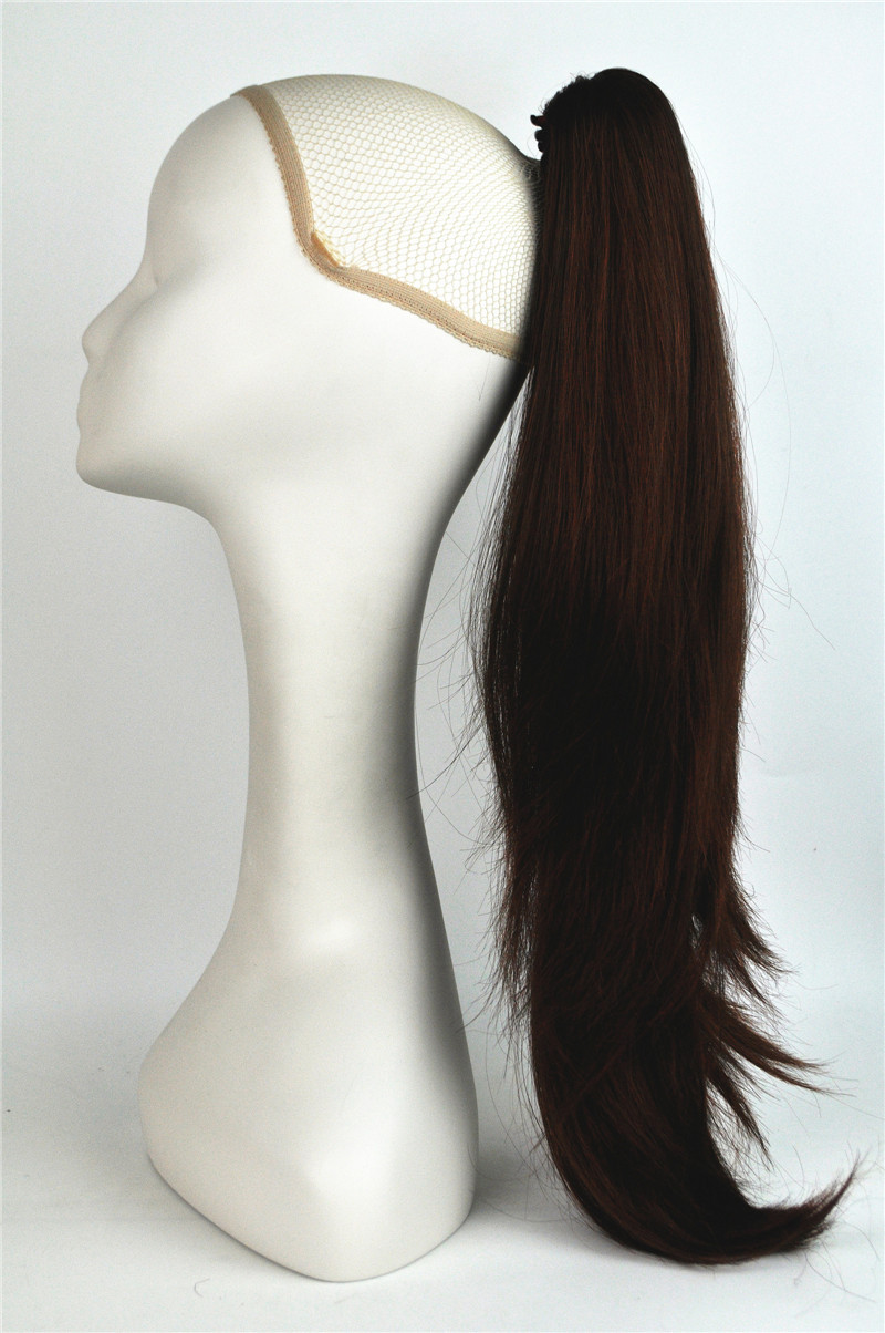 NEWLOOK nueva pelucca de Amazon invisible natural cabello de cola de caballo agarre clips pelucca de cola de caballo