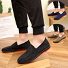 Doudou shoes, one pedal cloth shoes, men's light core, retro leisure single shoes lazy shoes, breathable moisture shoes driving shoes