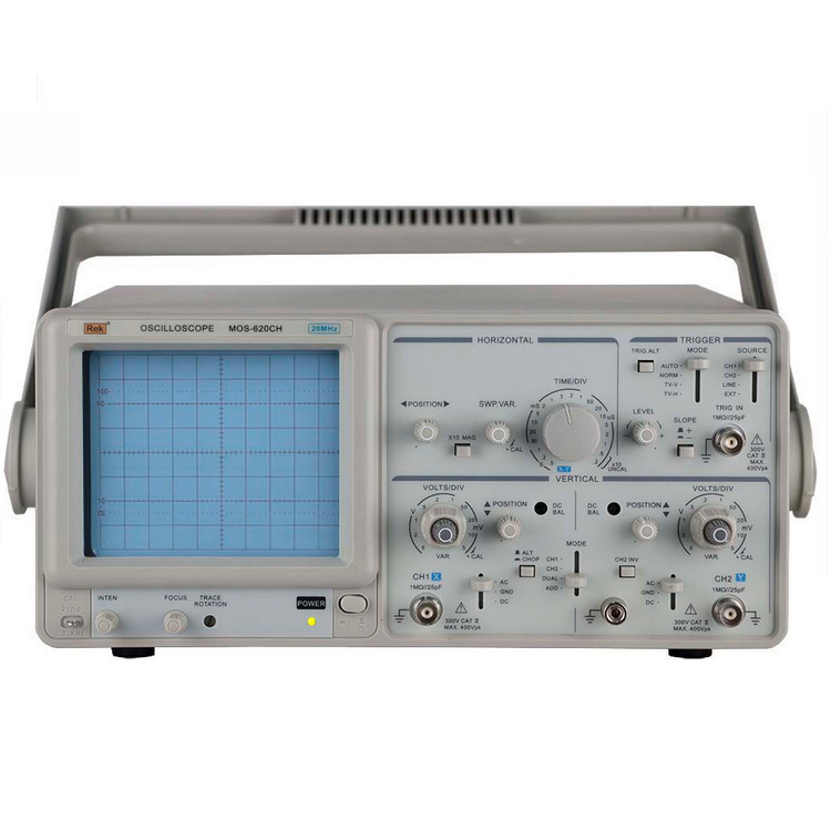 ReK美瑞克MOS-620CH 模拟示波器 频率20Mhz 双通道 带ALT触发功能
