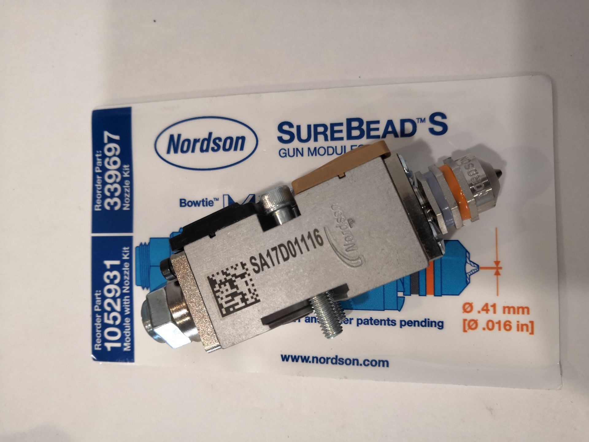 美国  诺信nordson 零滴漏模块 胶阀 喷枪 SUREBEAD S 1052931