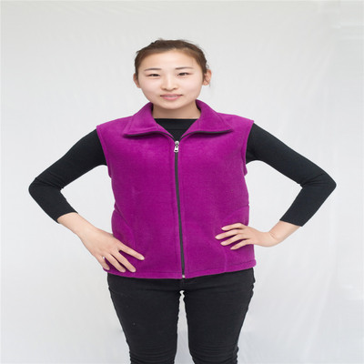 Manufactor Direct selling Fleece Fleece Middle and old age Autumn and winter Vest Cardigan Cotton waistcoat On behalf of DIY