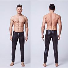 歐美外貿情趣內衣 男士漆皮緊身連體褲夜店性感舞台表演廠家直銷