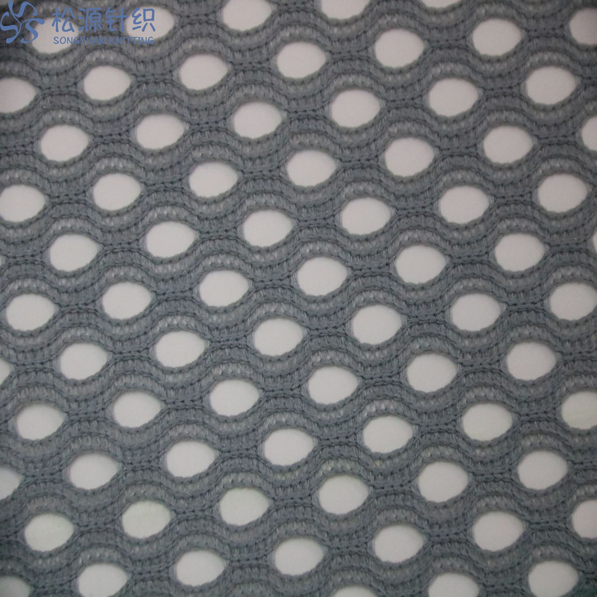 厂家直销网眼布 全涤速干透气耐磨网布大双眼 鞋材箱包经典面料