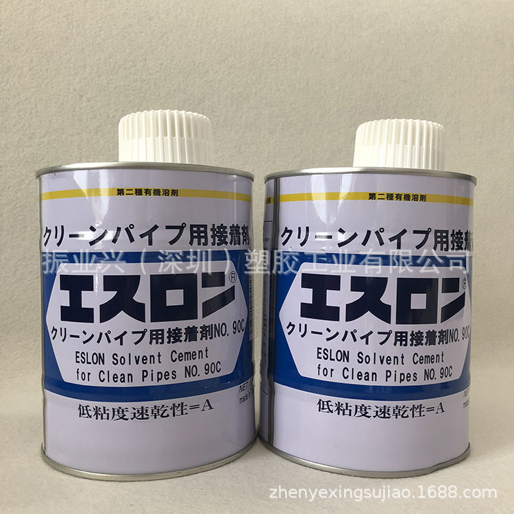 日本积水 CLEAN-PVC 超纯水用胶水 PVC胶黏剂 NO.90C粘接剂946ML