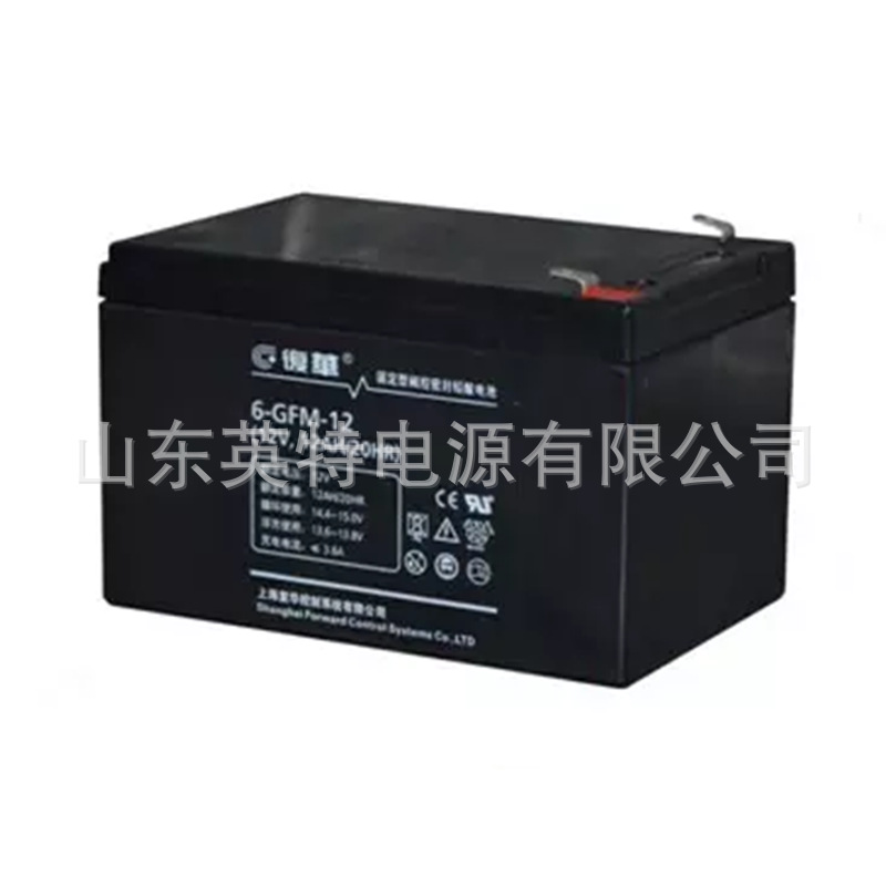 复华铅酸免维护蓄电池6-GFM-12(12V12AH)消防UPSEPS直流应急电源