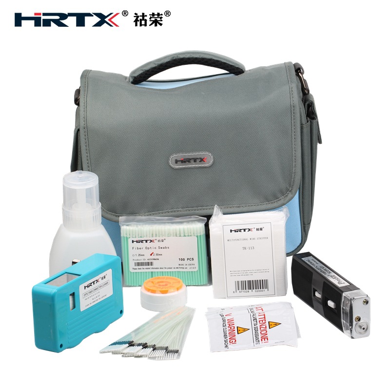 原装 光纤清洁器放大镜显微镜清洁棒 光纤接头端面清洁检测工具包