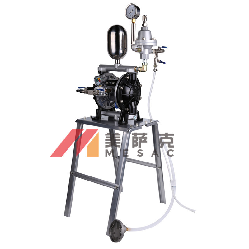 4分大流量稳压型泵浦 4分大流量稳压气动双隔膜泵 台湾气动供漆泵