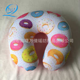 热销婴儿旅行枕头甜甜圈儿童卡通颈枕u型枕多功能舒适护颈枕厂家