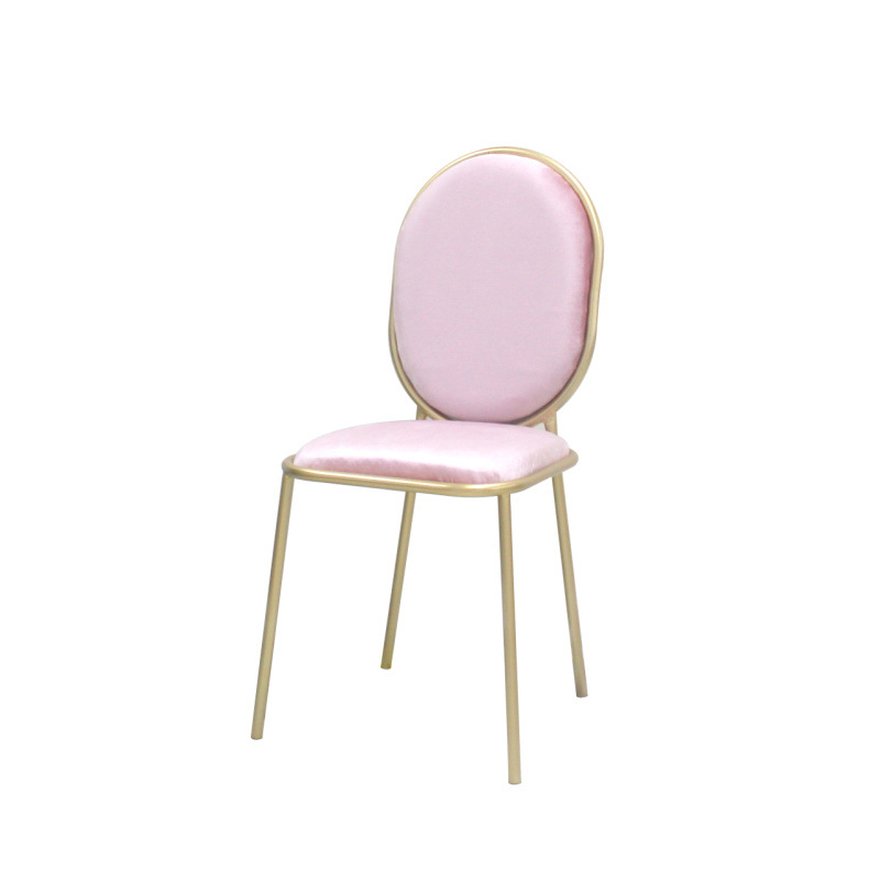 Nordic hierro ocio comedor silla simple moda cafetería tienda de postres respaldo silla hogar pequeño apartamento silla