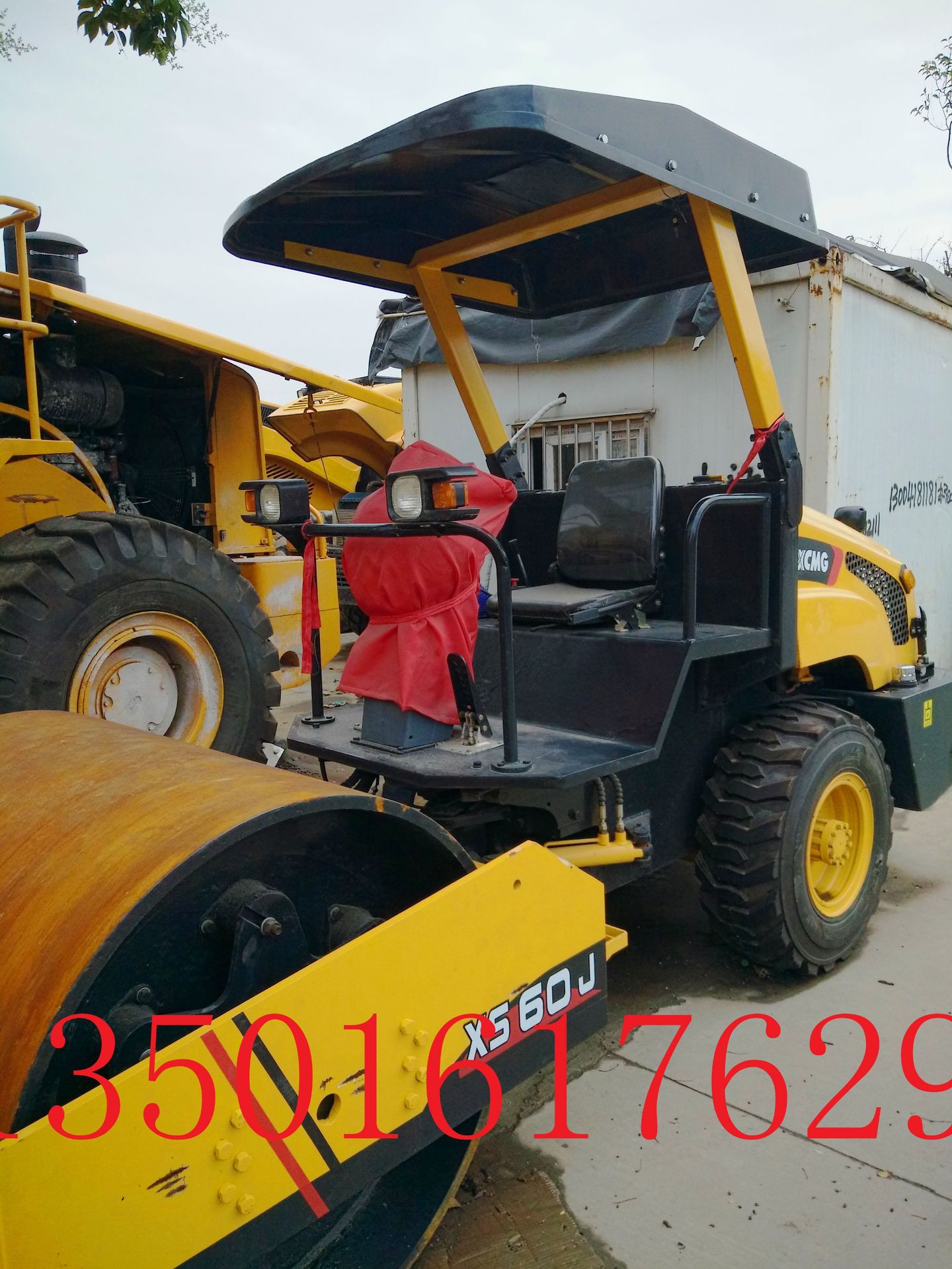 二手小型压路机价格-单钢轮二手振动压路机