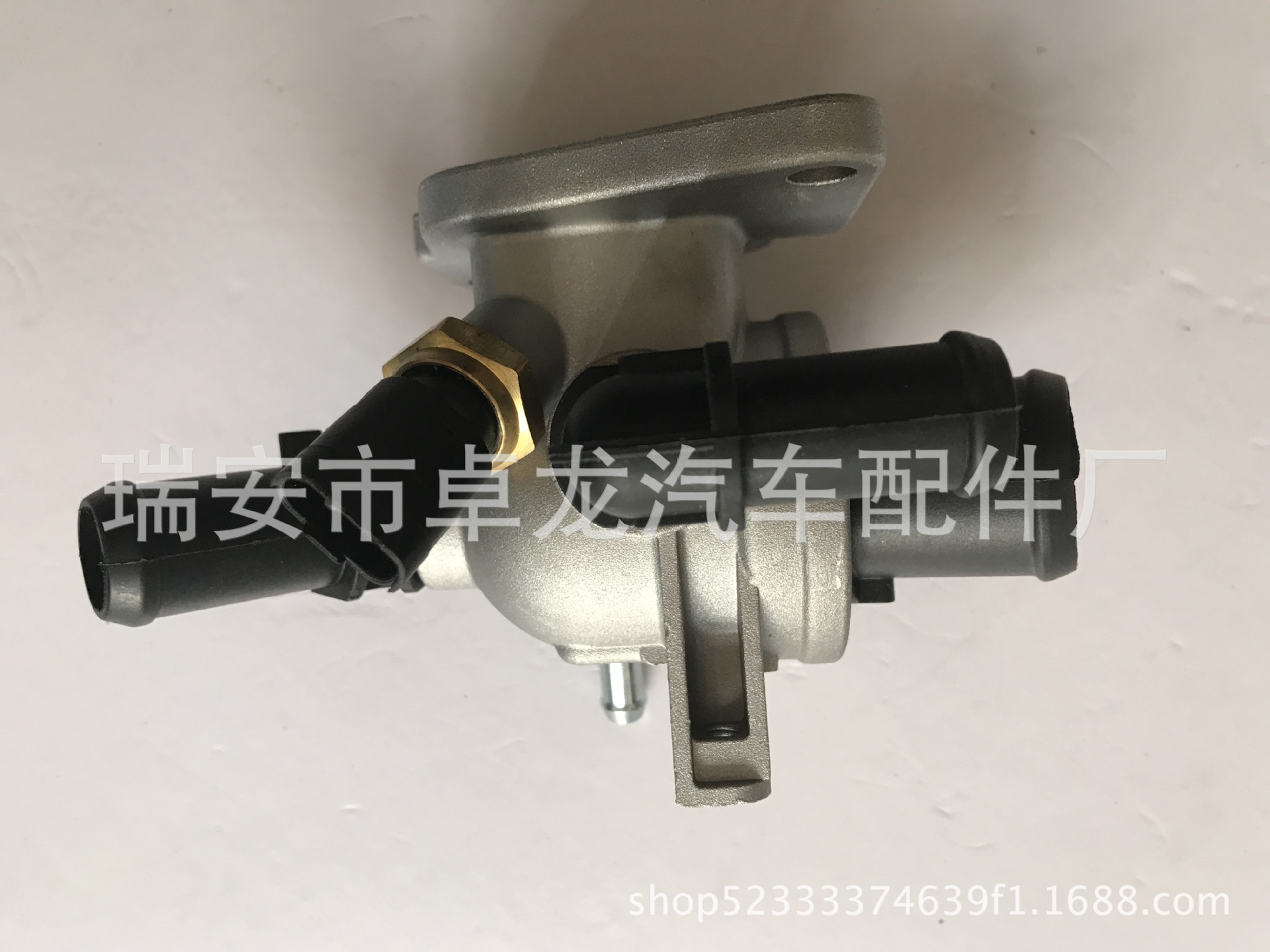 适用于菲亚特节温器盖节温器座节温器总成水通三通，铝座-阿里巴巴