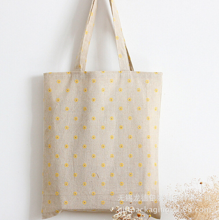 【龙德帆布袋】森女系斜跨学院风休闲学生单肩包帆布袋