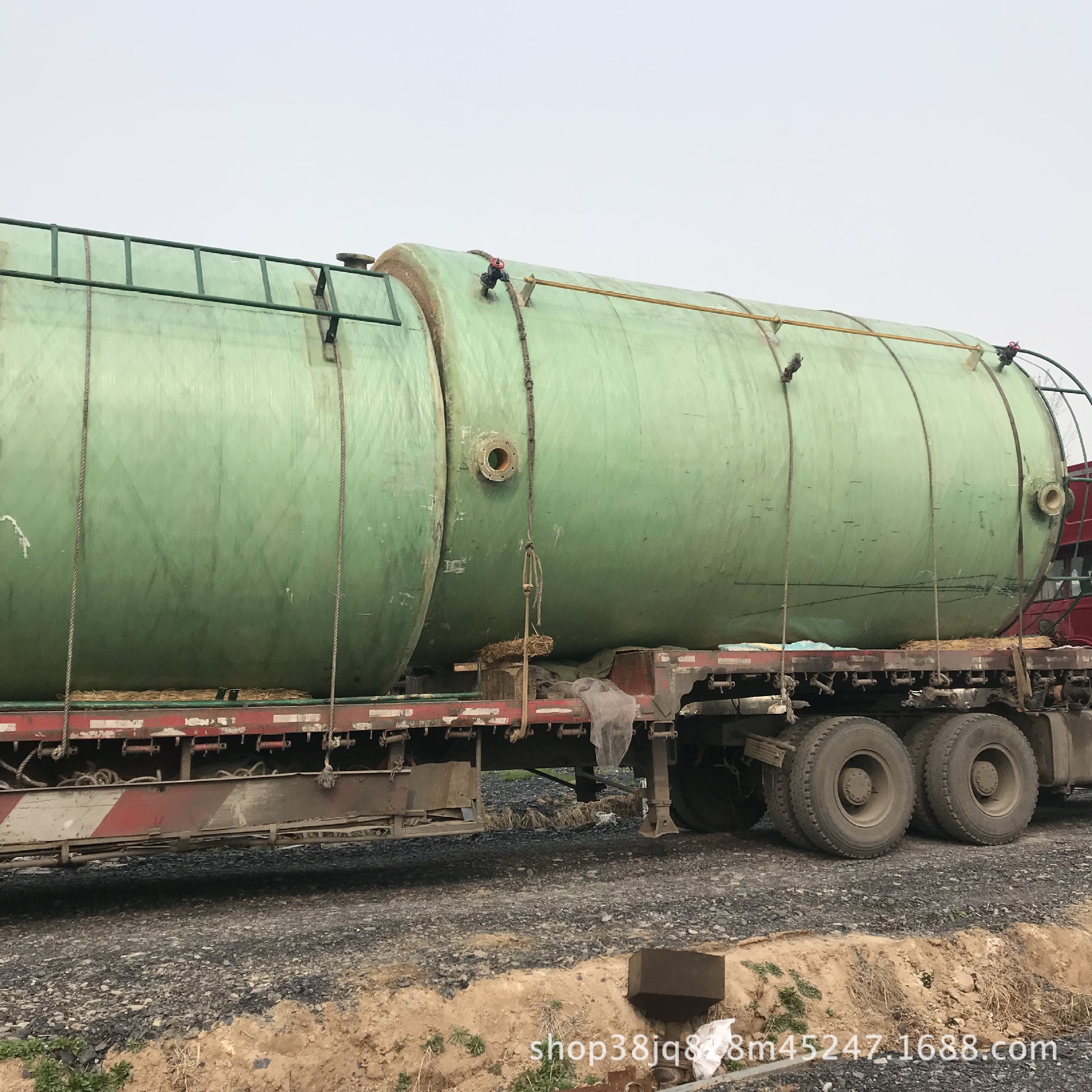 低价出售二手食品级50立方不锈钢罐 二手储罐 二手玻璃钢罐