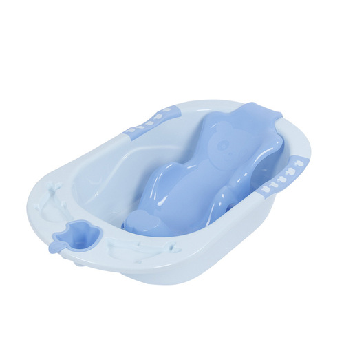 Infant tub paired with a bath stand, newborn bathtub support, baby bath stand, bathing supplies manufacturer