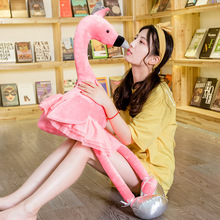 创意ins网红火烈鸟公仔抱枕玩偶韩国可爱粉色毛绒玩具布娃娃礼物