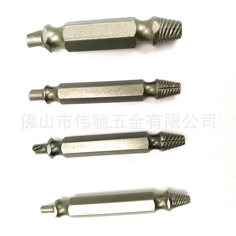 包邮高速钢双头断头螺丝取出器 螺钉滑牙破损断丝取出器拆除工具