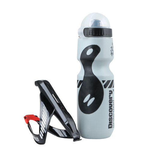 Wholesale mountain bike carbon fiber texture V-shaped water bottle cage bicycle water bottle set cycling accessories