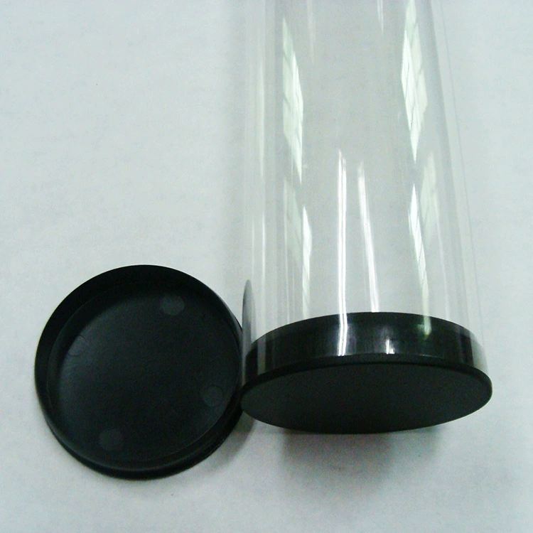 Шэньчжэньская периферийная фабрика питания ПЭТ упаковочная трубка высокая прозрачная пластиковая трубка парик Ювелирная упаковка трубка PETG трубка