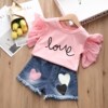 Summer clothing, children's set girl's, 2020, Korean style