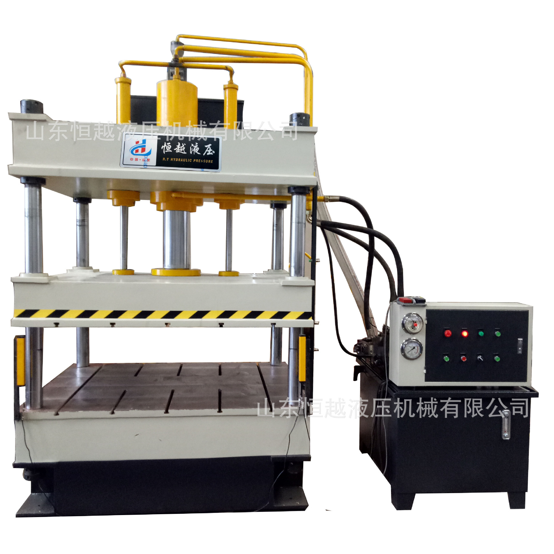 现货供应120吨三梁四柱液压机 定制多功能大型四柱压机 质保