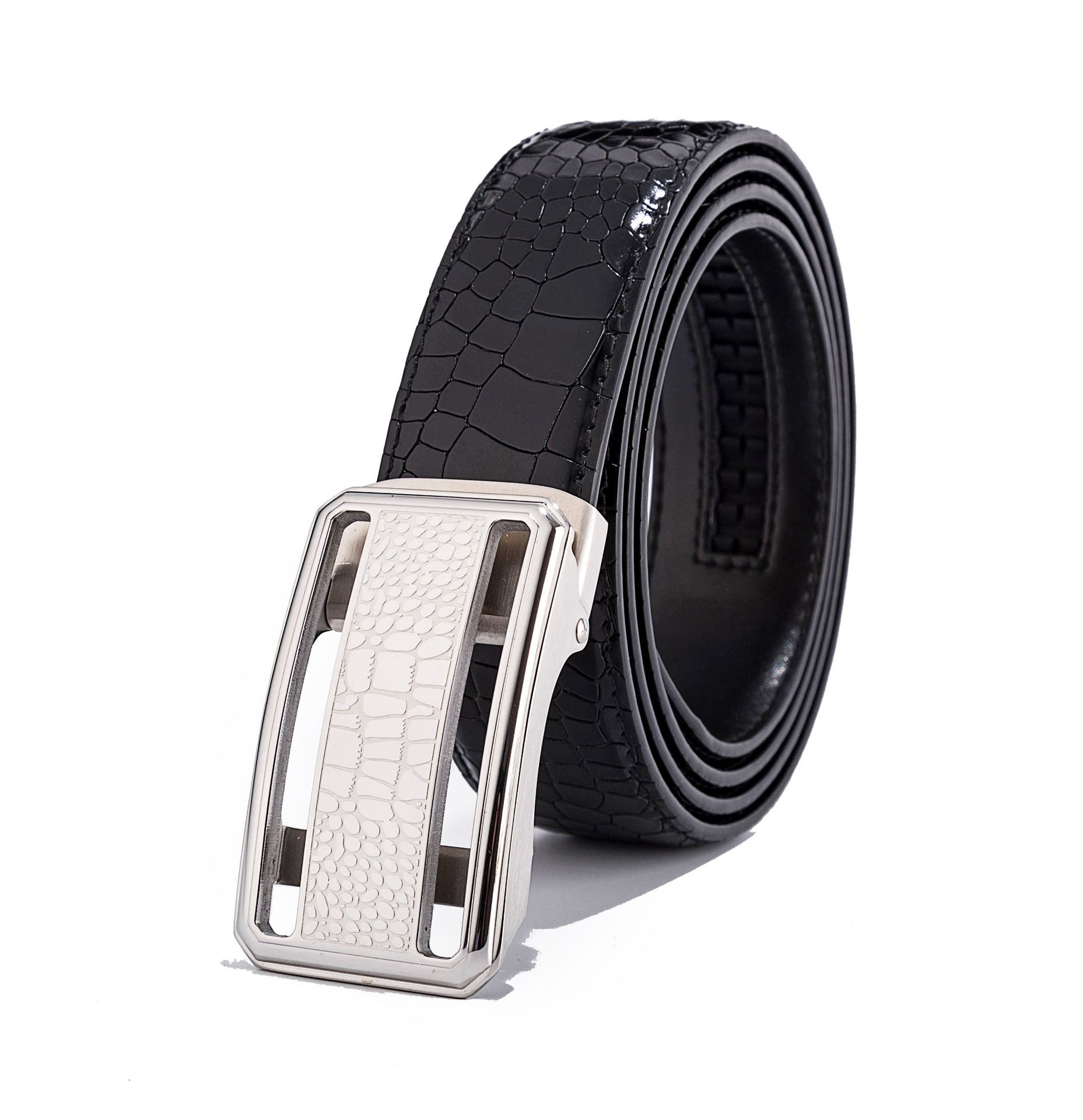 Elite quality double-sided import leather belt