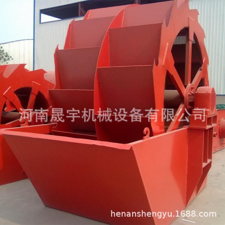供应可调式溢流堰板洗砂设备 螺旋一体洗沙机 优势明显轮斗洗砂机