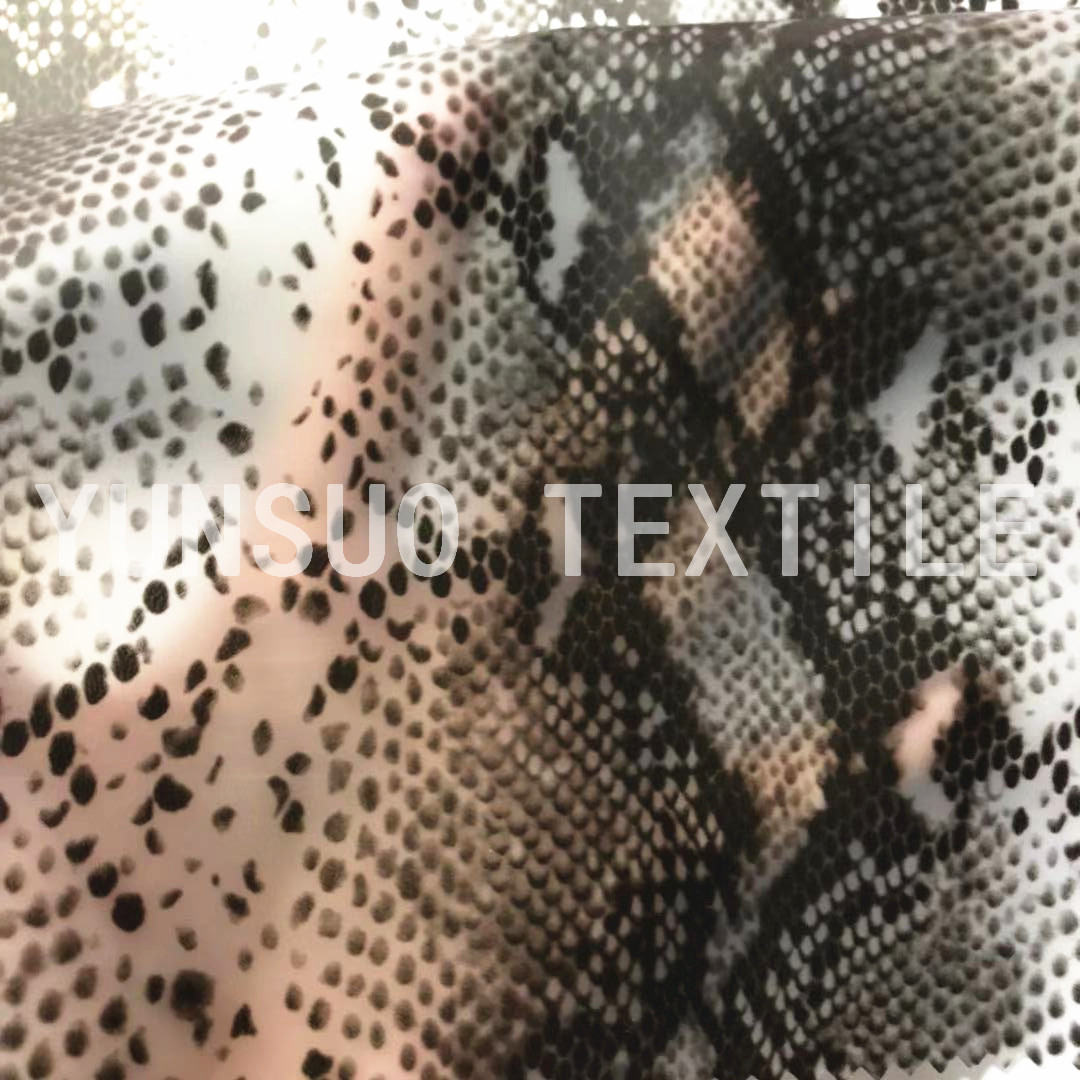 15丝蛇纹印花TPU膜 防水雨衣雨伞TPU聚氨酯布料面料