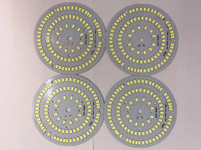 A泡LED光源板铝基板玻纤电QN线路板PCB塑包铝SMD空板贴片订制现货|ru