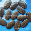 Squad oval imitation wood plastic beads, wood elliptical sheet plastic beads oval flat bead clothing beaded accessories