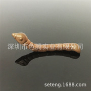 汉代鎏金铜蚕文物复制品紫铜版 陕西博物馆丝绸之路特色商务礼品