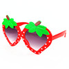 卡通草莓兒童太陽鏡菠蘿造型裝飾墨鏡男女童寶寶草莓眼鏡3001
