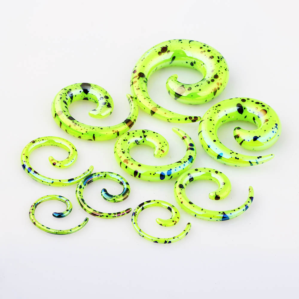 Acrylic Sharp Cone Ear Expanding Set Ear Expander Auricle Puncture Jewelry Nest Cow Cross-Border Amazon detail image 16