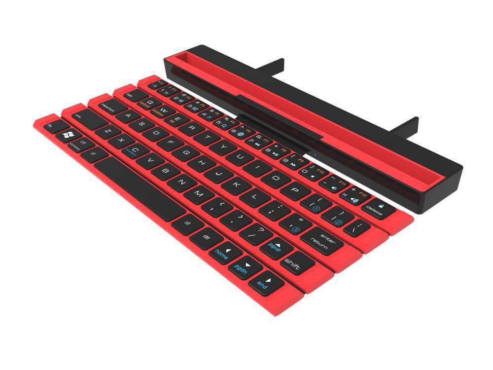 New Portable Bluetooth Keyboard Foldable Ultra-thin Mini Smart Phone, Universal For All Kinds Of Tablet And Three Systems