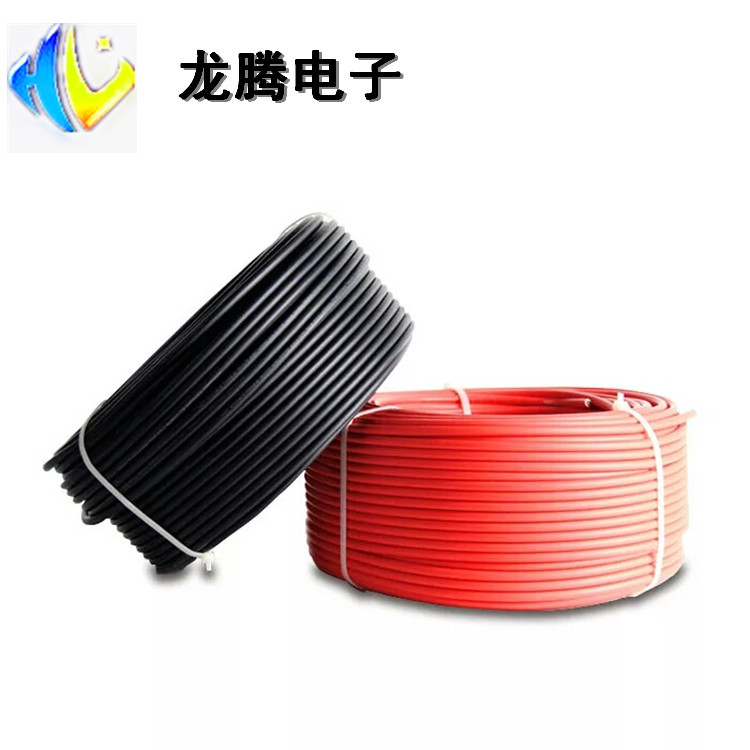 光伏电缆电线TUV太阳能专用4平方单线直流抗老化镀锡铜软丝纯铜