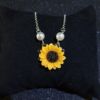 Fashionable accessory from pearl, pendant, cute necklace, chain for key bag , wish, flowered