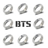 BTS Youth Tuan Tian Zhengguo Park Jimin Jintai Personal Stainless Steel Drilling Ring Necklace