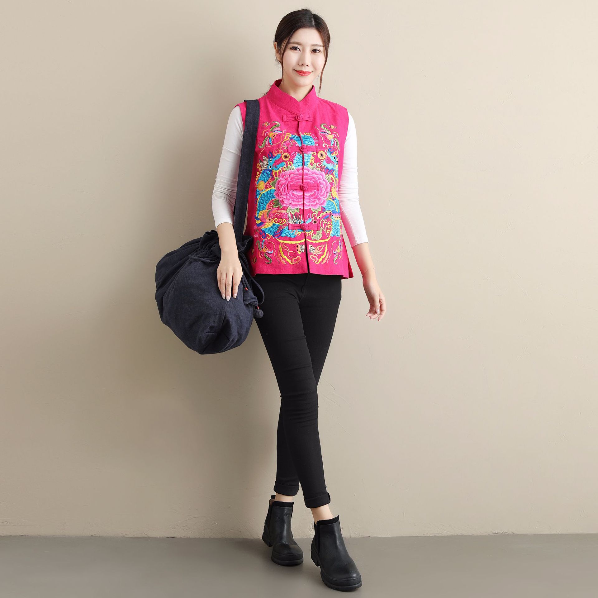 Gilet femme MA FAN TISSU en Coton - Ref 3316321 Image 54