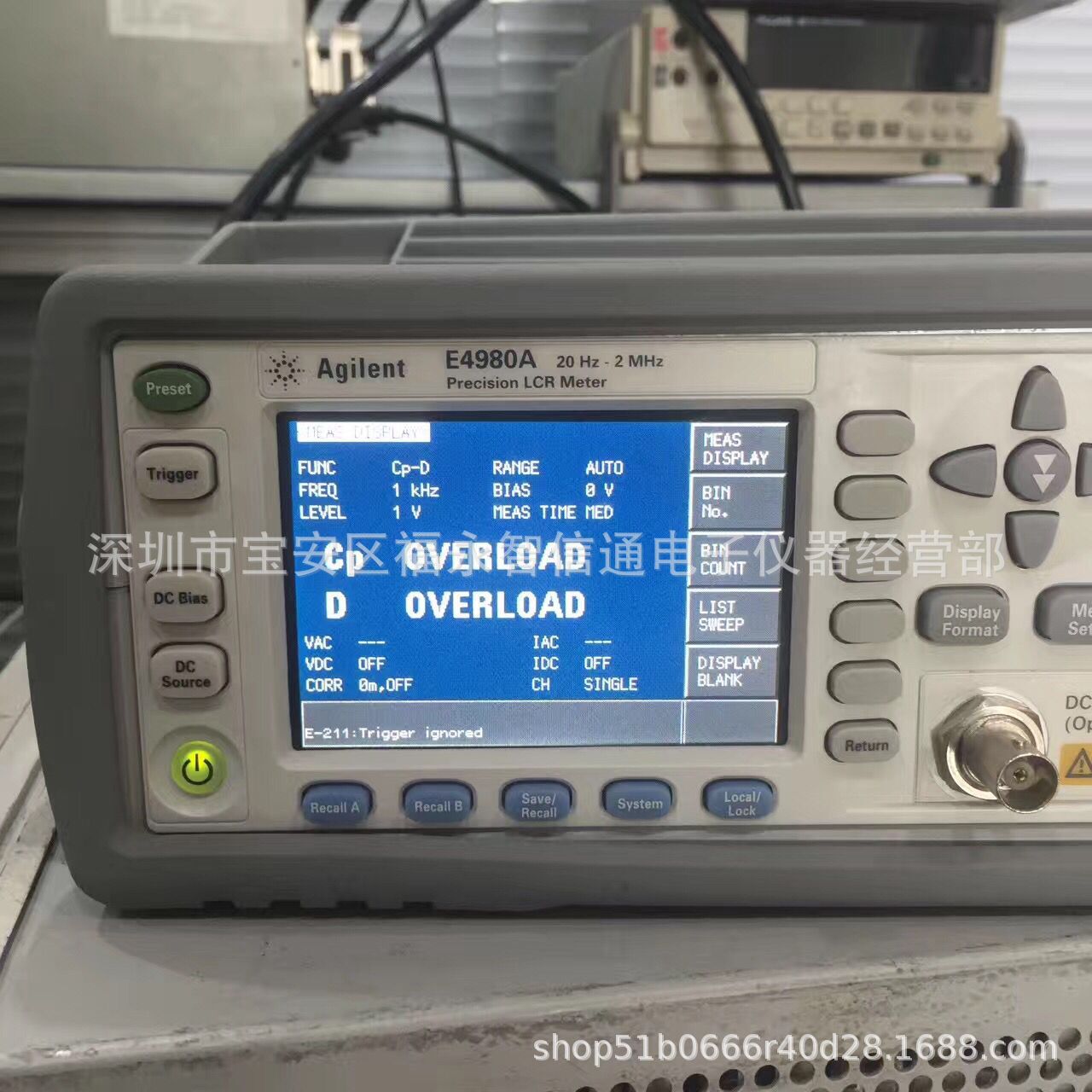 出售+回收是德E4980A、KEYSIGHT E4980A 电桥