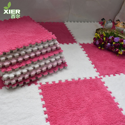 ins carpet bedroom Bedside children Plush surface foam Tatami Mat bay window pad Box Mosaic
